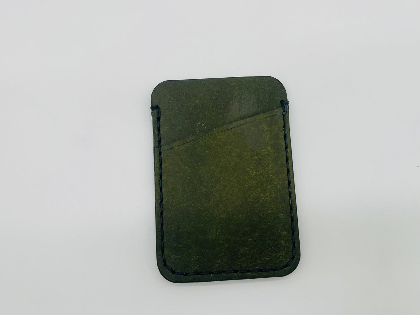 Vertical Green Card Wallet